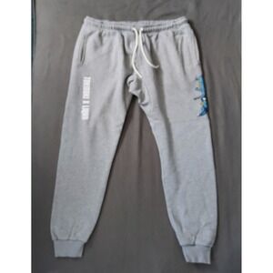 Tokdoki X Liquid‎ Collaboration Joggers Size 3XL  Gray Sweatpants Graphic Cotton
